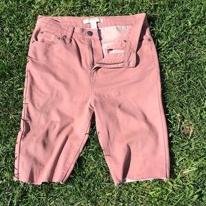 High waisted Pink forever 21 shorts